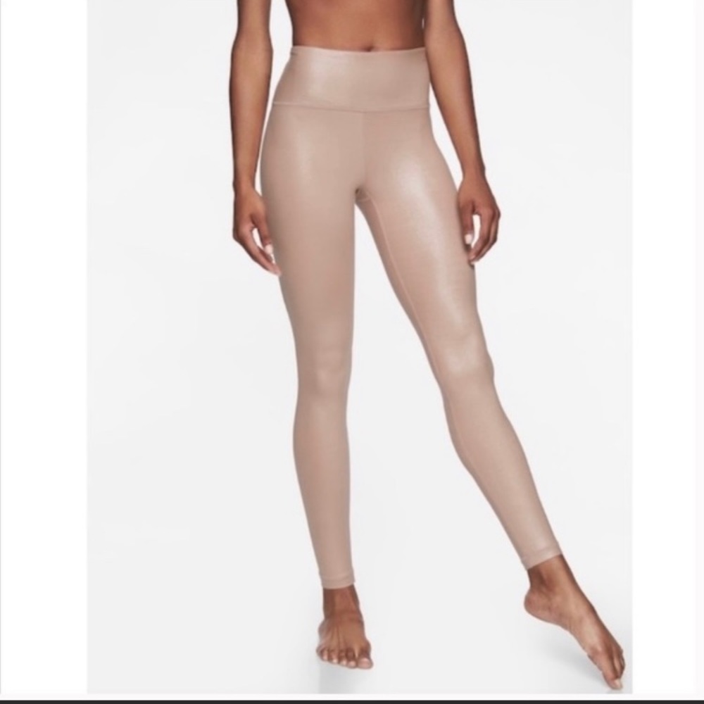 Athleta Ultra Highrise Elation Shimmer tights XS